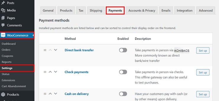 ACH Update Woo Download Links GPL WooCommerce digital file management plugin dashboard