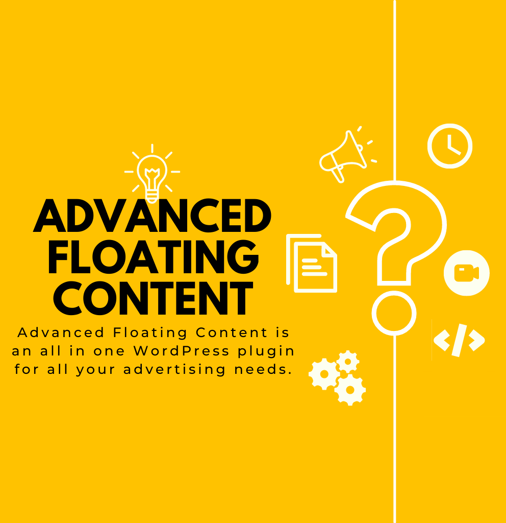 Advanced Floating Content Plugin GPL sticky floating banner WordPress