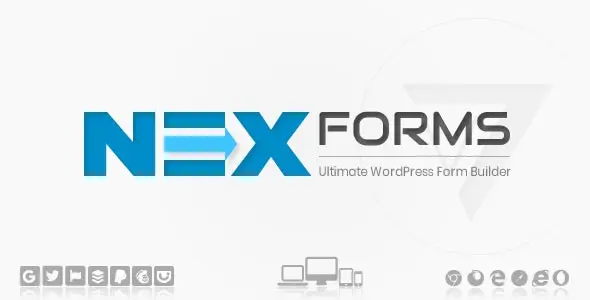 NEX-Forms GPL WordPress form builder drag and drop interface dashboard