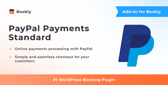 PayPal Payments Standard Add-on for Bookly Pro GPL booking payment interface WordPress