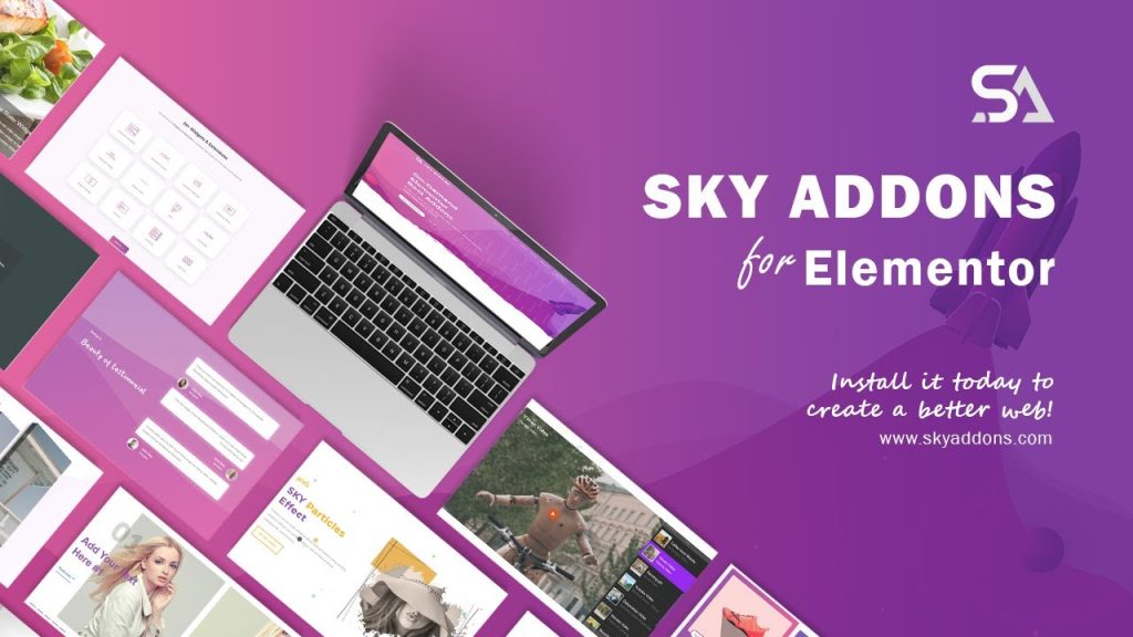 Sky Elementor Addons Pro GPL Elementor widgets dashboard interface WordPress