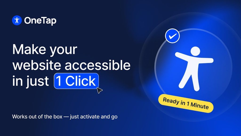 Accessibility OneTap GPL accessibility toolbar one click WordPress plugin interface