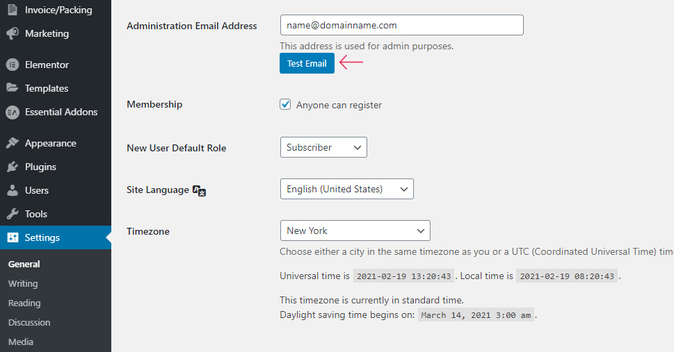 Admin Email Address Changer GPL WordPress admin email update settings dashboard plugin interface