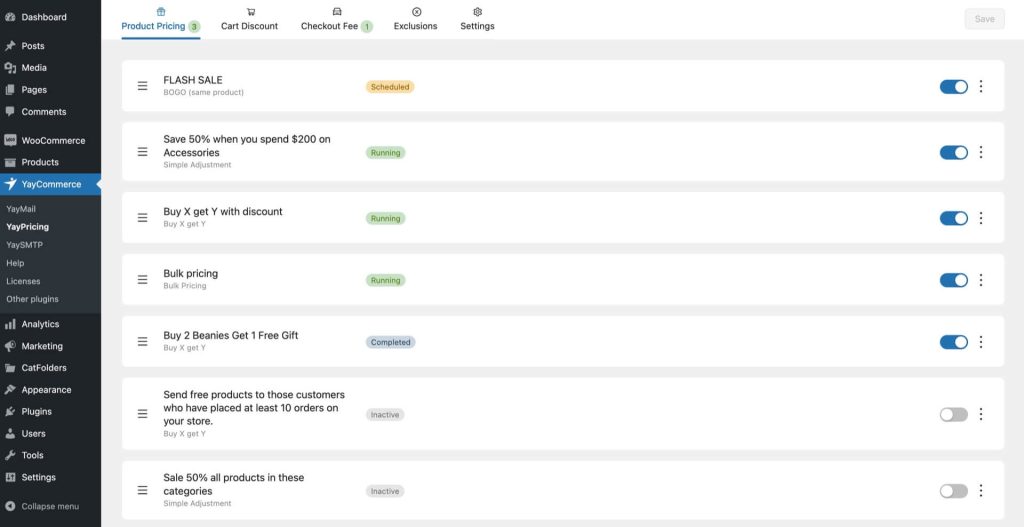 Advanced Dynamic Pricing for Woo GPL WooCommerce discount rules pricing automation plugin dashboard interface