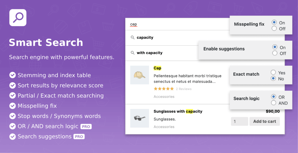 Advanced Product Search for Woo GPL WooCommerce smart search bar autocomplete product finder plugin interface