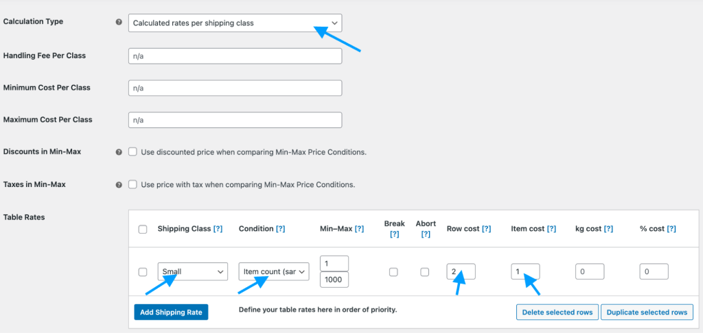Advanced Table Rate Shipping for Woo GPL WooCommerce shipping rules calculator zones plugin interface