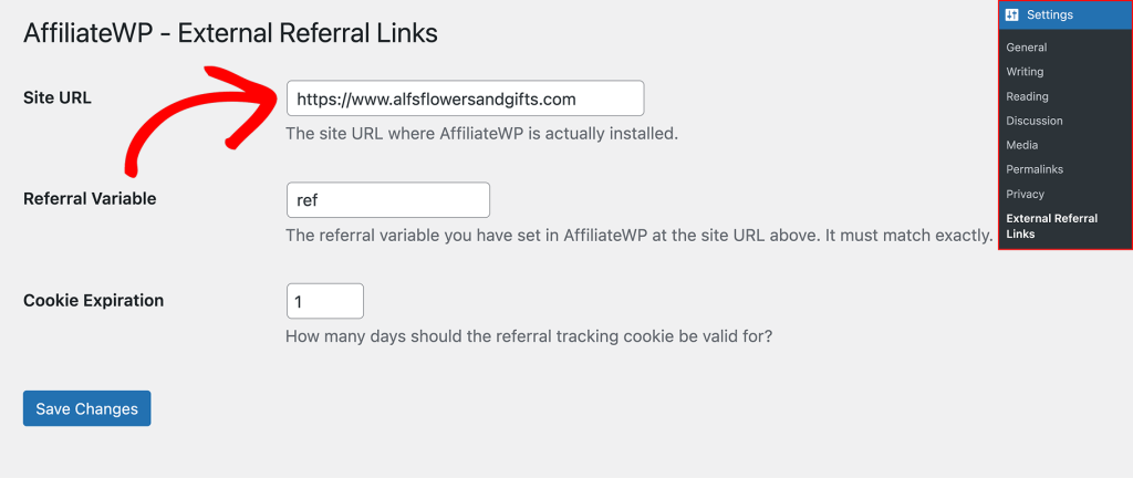 AffiliateWP External Referral Links GPL WordPress external affiliate tracking referral system plugin dashboard interface
