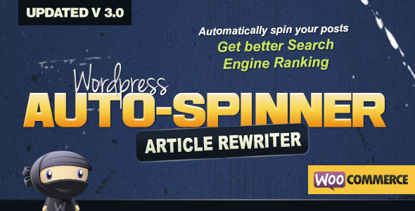 WordPress Auto Spinner Articles Rewriter GPL content rewriting tool